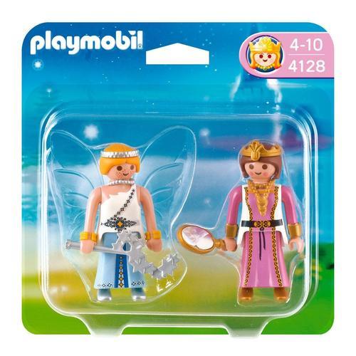 Playmobil 4128 - Playmobil Duo Princesse Et Fée