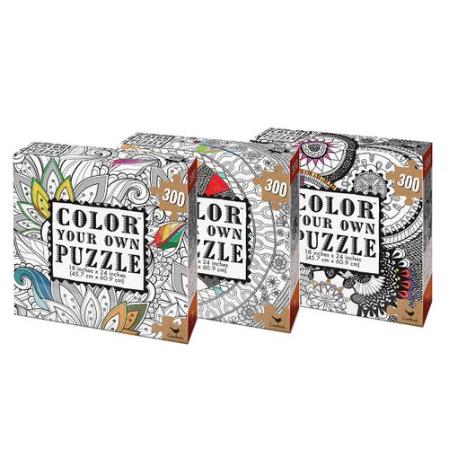 Spin Master Puzzles À Colorier Adultes Pack 1 Modèle