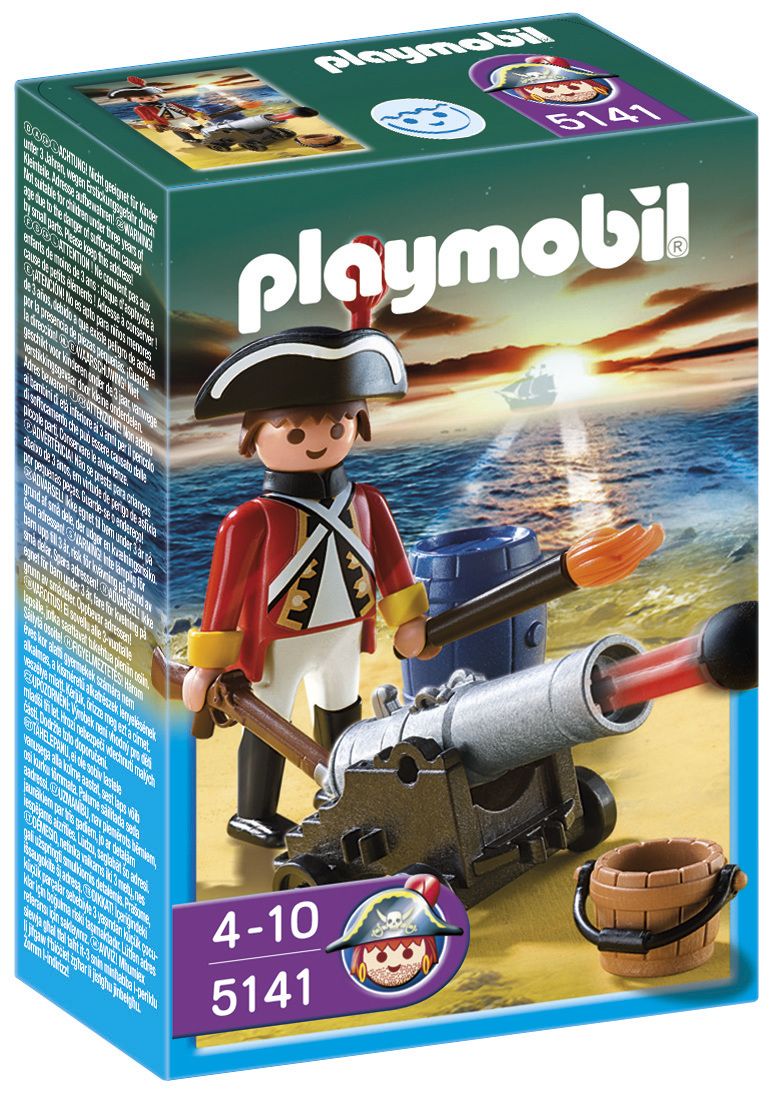 Playmobil 5141 - Soldat Britannique Avec Canon