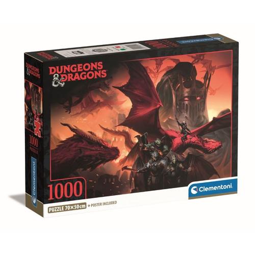 Puzzle Adulte Compact 1000 Pièces - Donjon & Dragon