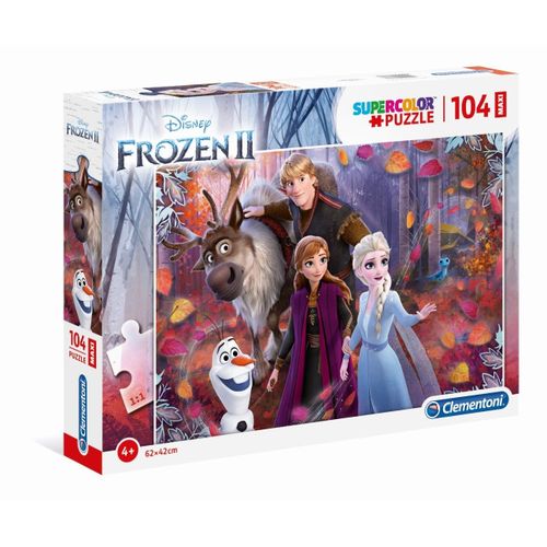 Puzzle Enfant 104 Pièces Maxi - La Reine Des Neiges 2