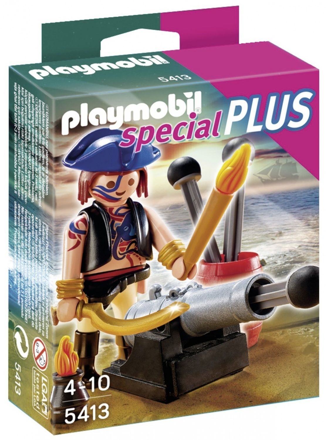 Playmobil 5413 Special Plus - Canonnier Des Pirates