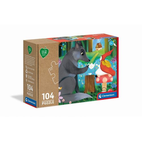 Puzzle Enfant 104 Pièces Pff - La Fillette Et Le Loup
