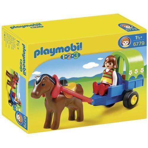 Playmobil 6779 - Chariot Avec Poney