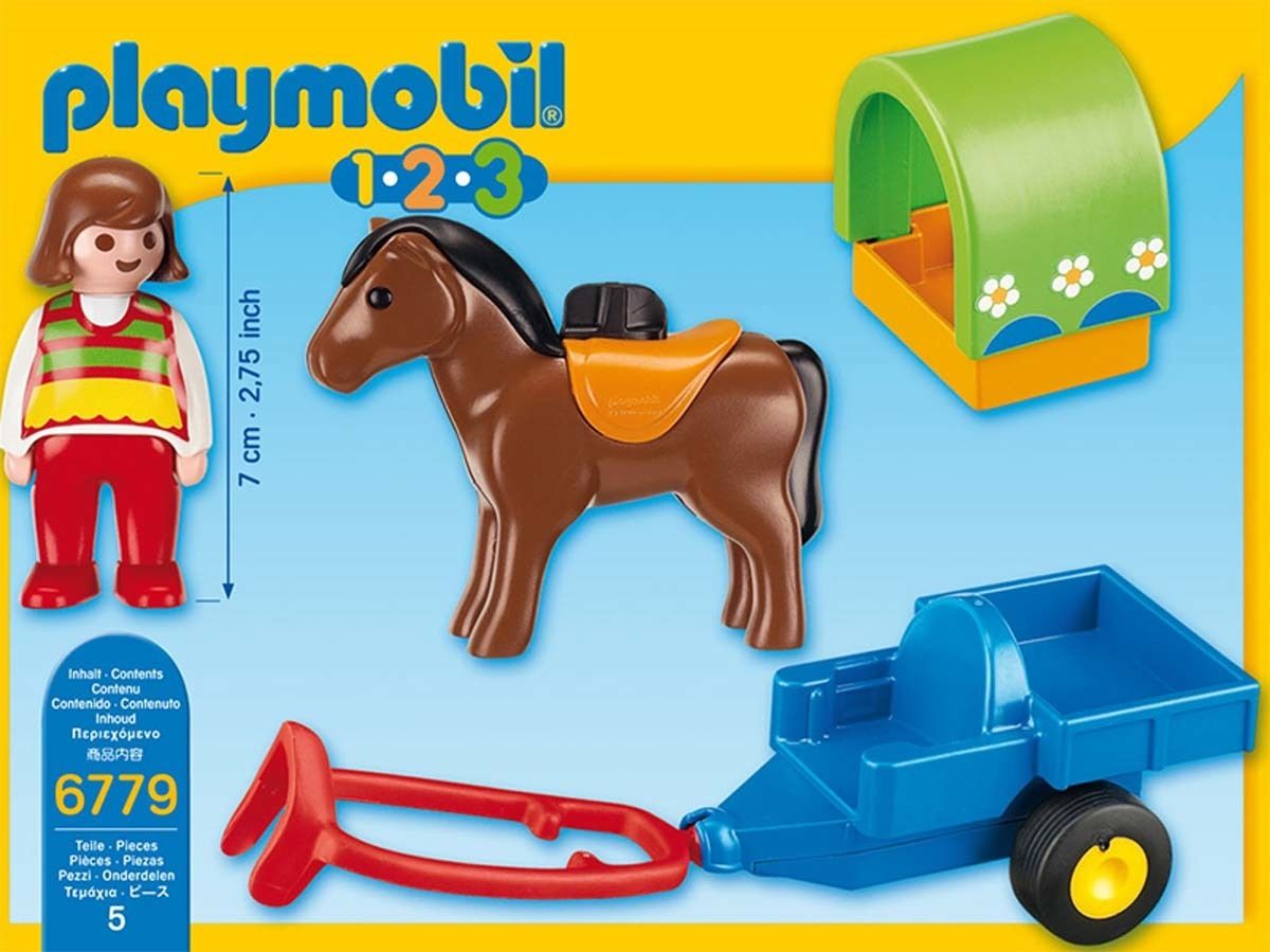 Playmobil 6779 - Chariot Avec Poney - 2