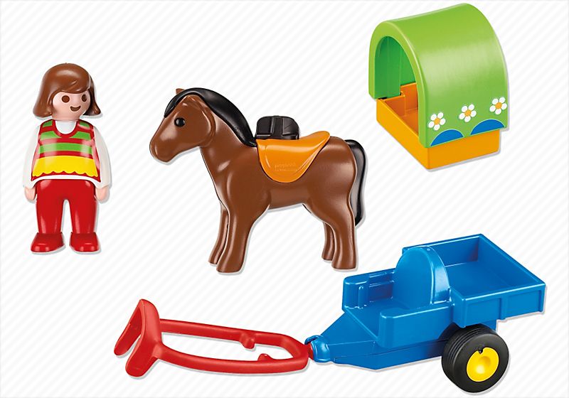 Playmobil 6779 - Chariot Avec Poney - 4