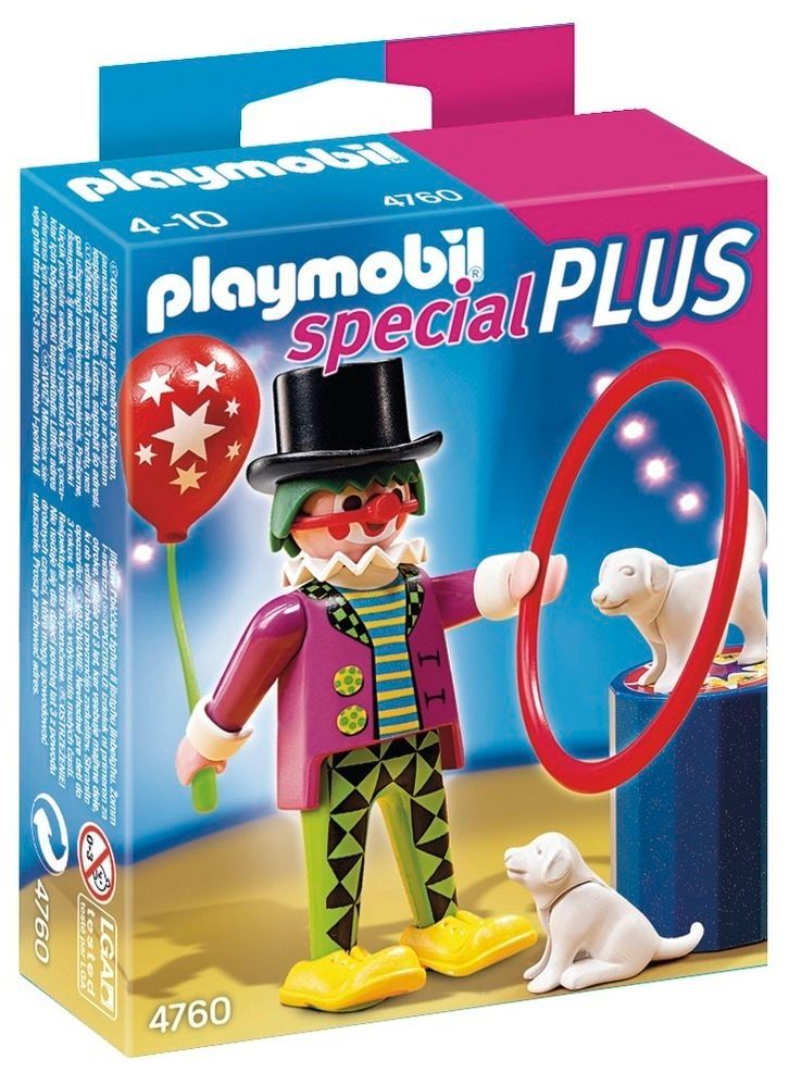 Playmobil 4760 - Clown Dresseur De Chiens