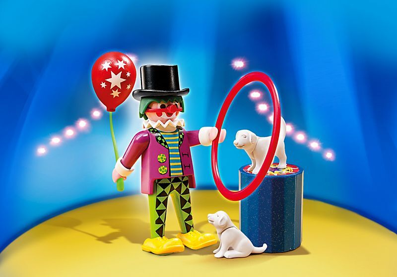 Playmobil 4760 - Clown Dresseur De Chiens - 4