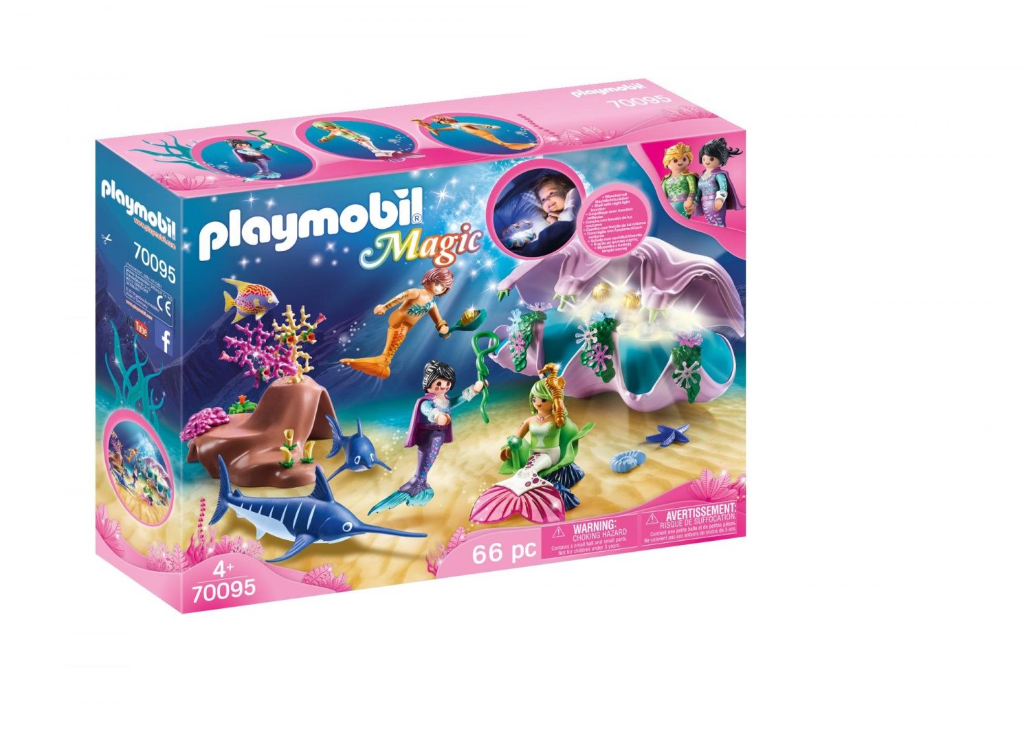 Playmobil 70095 - Coquillage Lumineux Avec Sir�nes