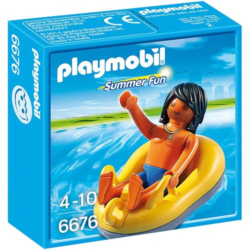Playmobil 6676 - Vacancier Et Bouée De Rafting