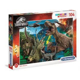 Puzzle Enfant Supercolor 104 Pièces - Jurassic World