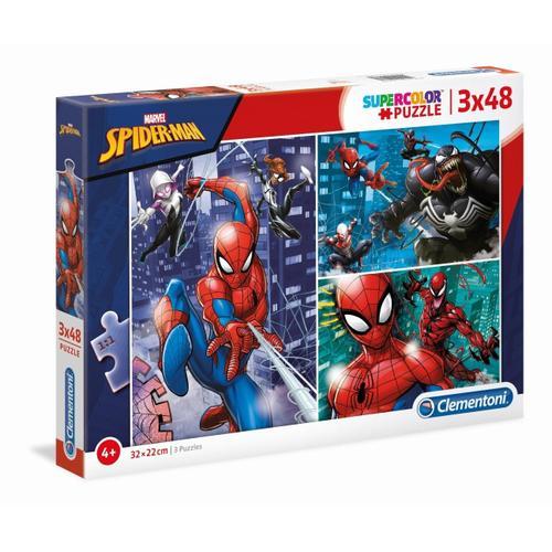 Puzzle Enfant 3x48 Pièces - Spider-Man