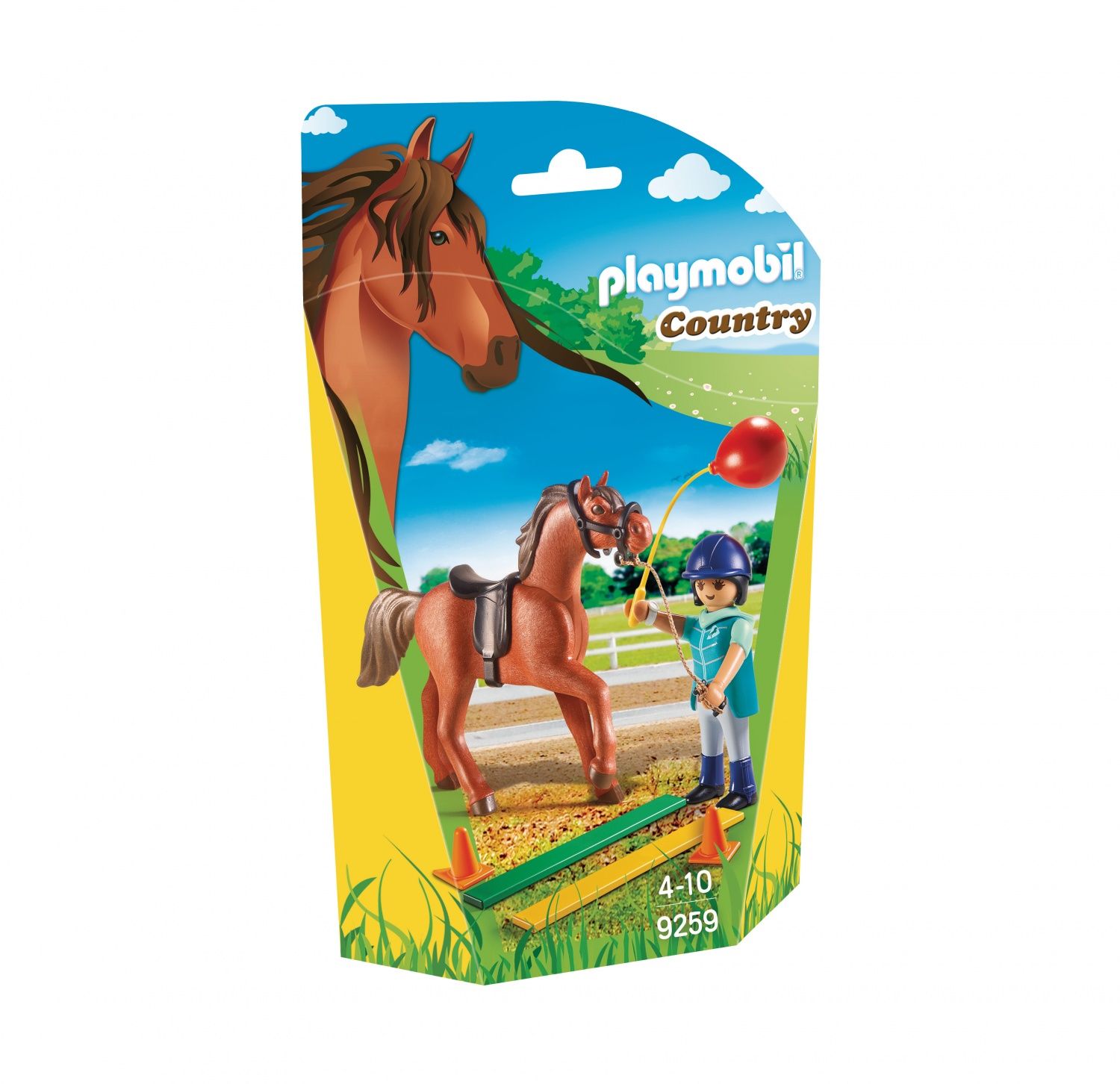 Playmobil 9259 - Ecuyre Avec Cheval