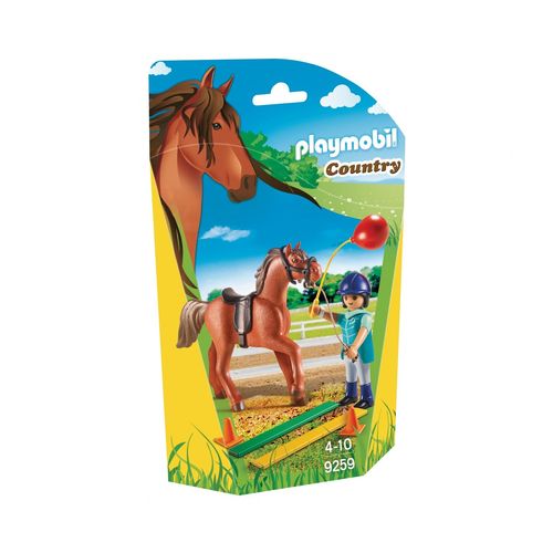 Playmobil 9259 - Ecuyère Avec Cheval