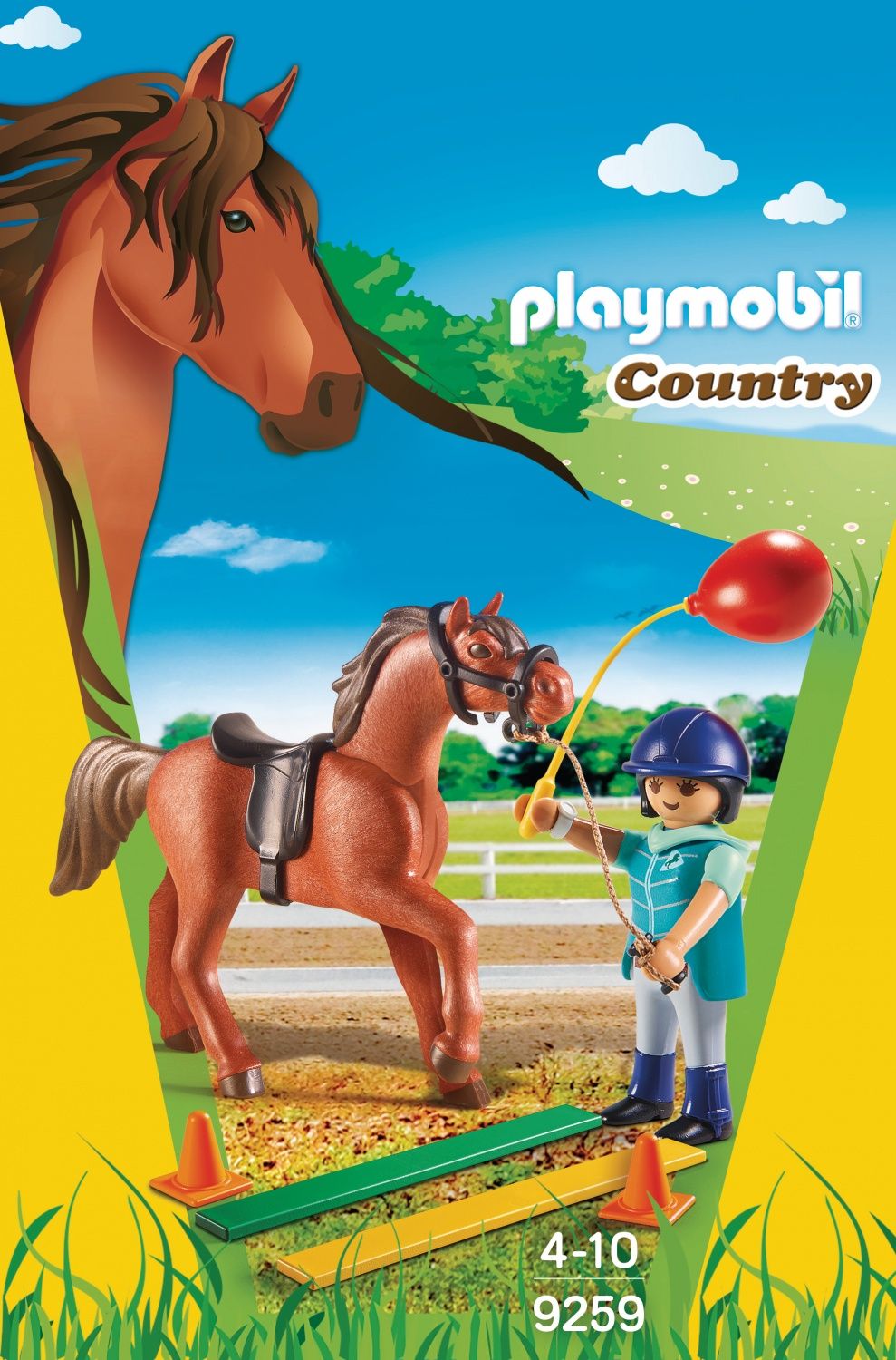 Playmobil 9259 - Ecuyre Avec Cheval - 3