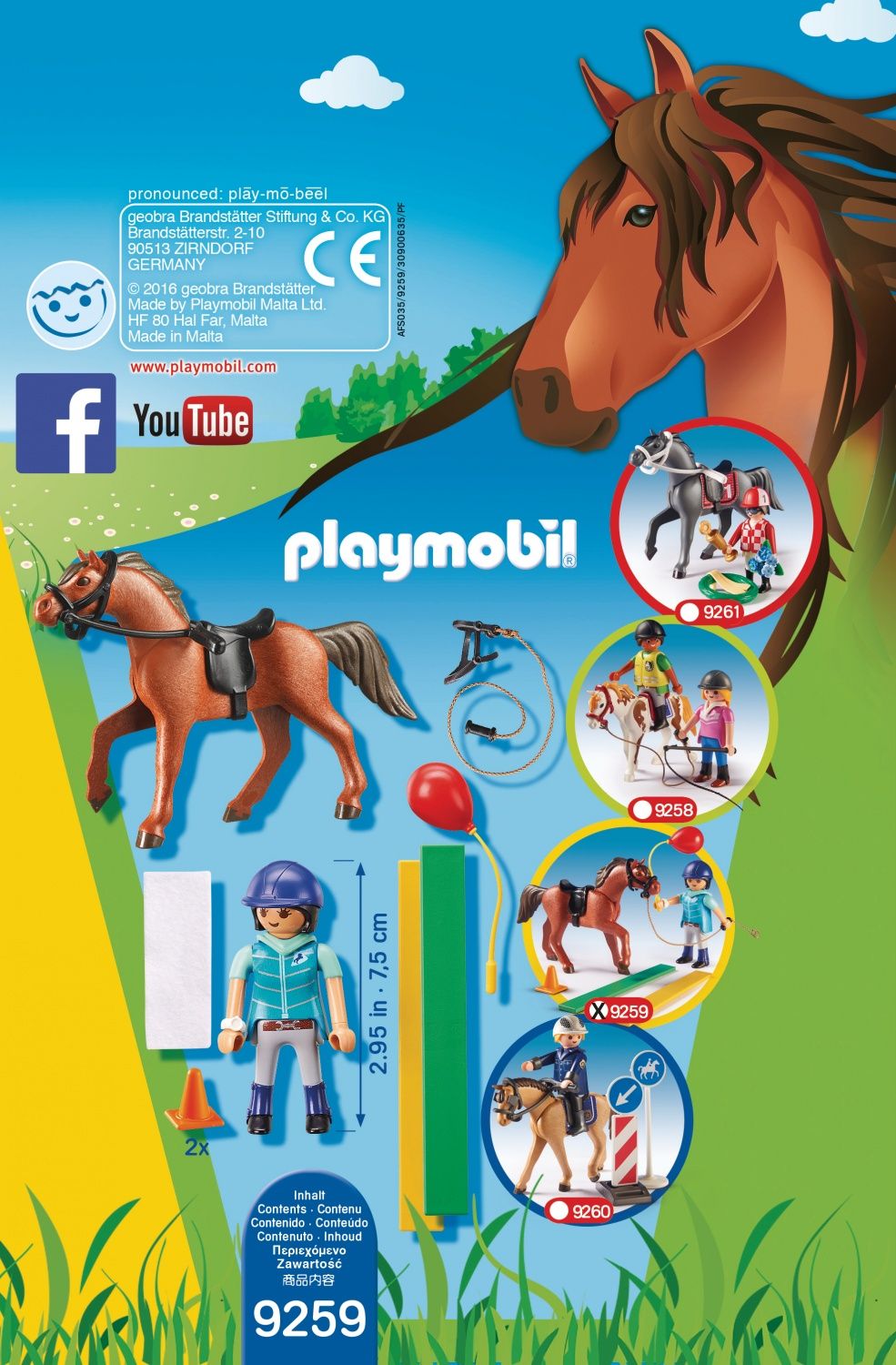 Playmobil 9259 - Ecuyre Avec Cheval - 4