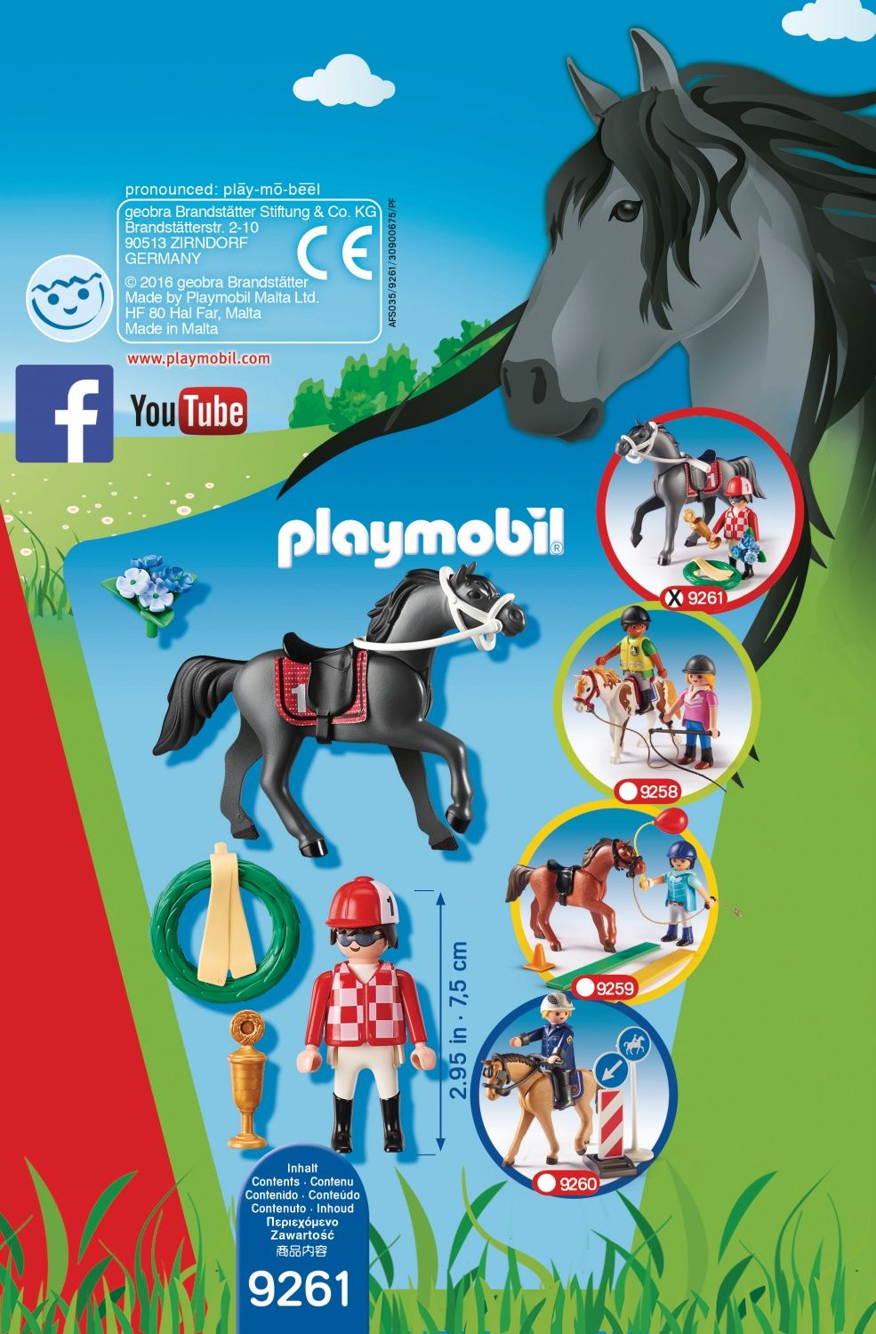 Playmobil 9261 - Jockey Avec Cheval De Course - 4