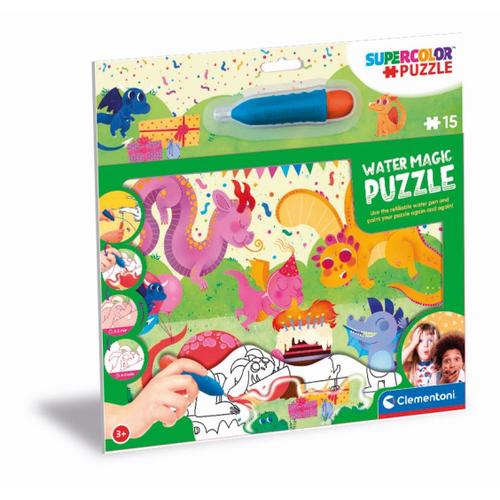 Puzzle Enfant Water Magic 15 Pièces - Baby Dragons