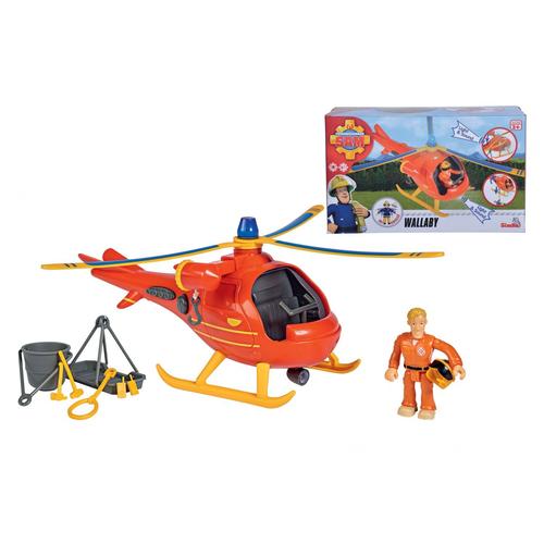 Sam Le Pompier Slp Helicoptere Wallaby 1 + Fig