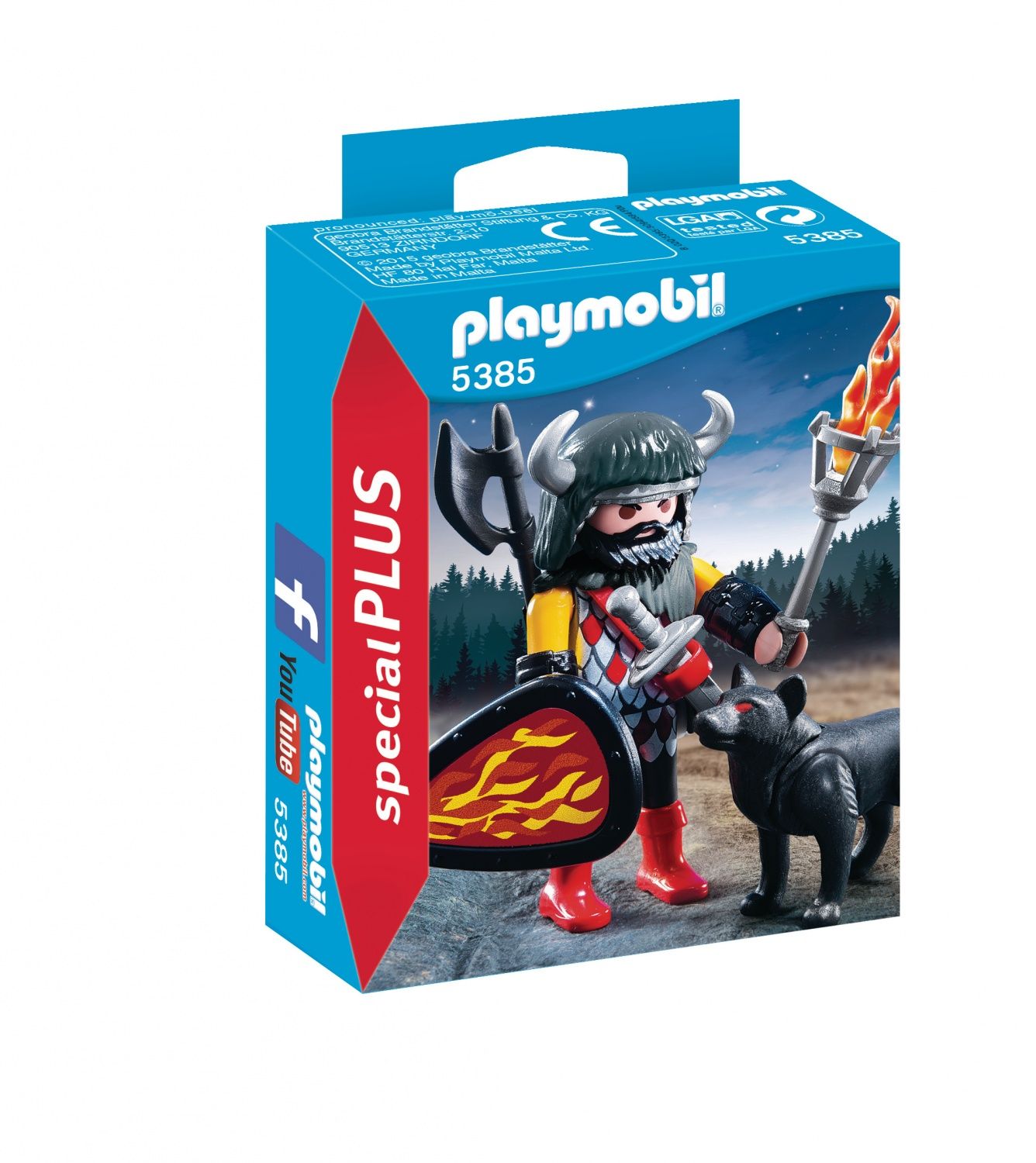 Playmobil 5385 - Guerrier Avec Loup