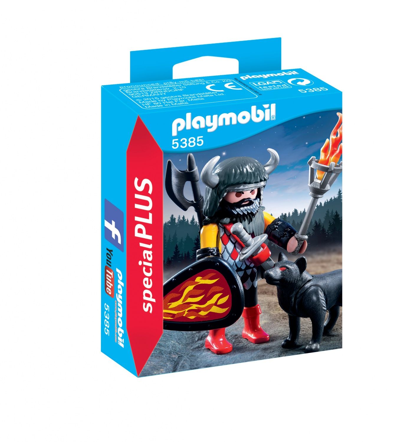 Playmobil 5385 - Guerrier Avec Loup - 2
