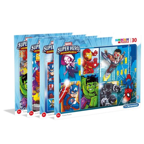 Puzzle Enfant Frame 30 Pièces - Marvel Superhero