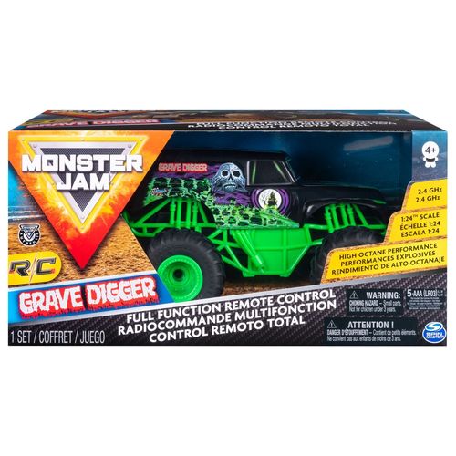 Spin Master Monster Jam Rc - Grave Digger - Echelle 1:24