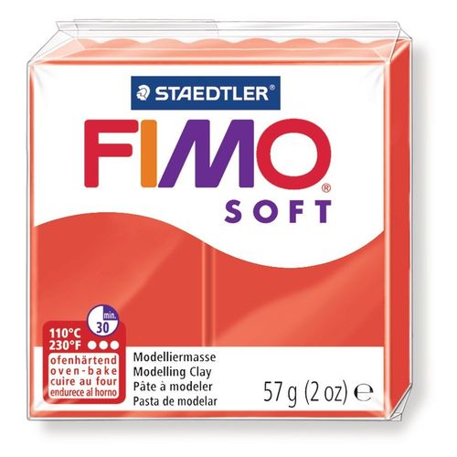 DTM Fimo Soft 57g Rouge Indie