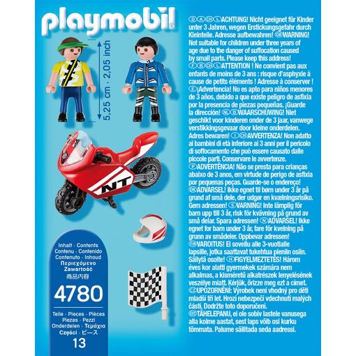 4780 - Playmobil Special Plus - Enfants Avec Moto De Course - 2
