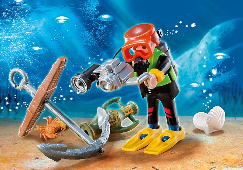 4786 - Playmobil Special Plus - Plongeur Avec Appareil Photo - 4