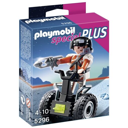 Playmobil Top Agents 5296 - Agent Secret Et Gyropode
