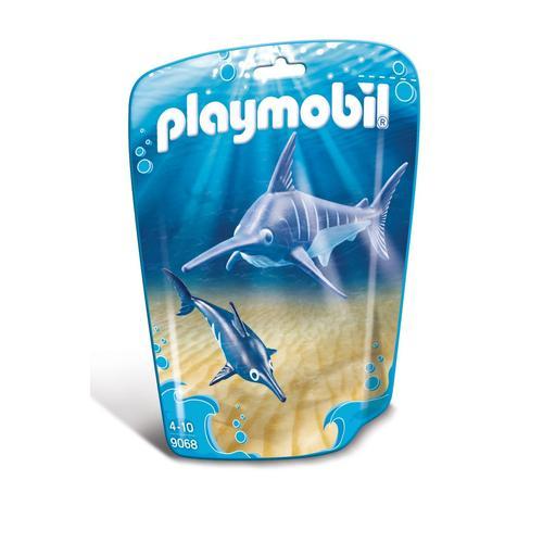 Playmobil 9068 - Espadon Et Son Petit