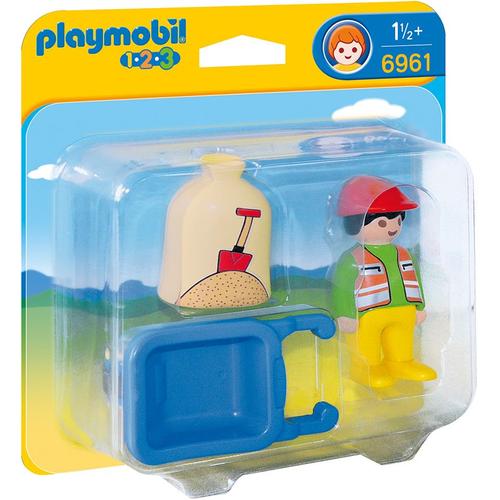 Playmobil 6961 - Ouvrier Avec Brouette