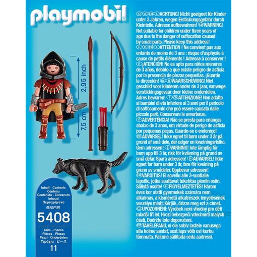 Playmobil 5408 - Guerrier Avec Loup - 2