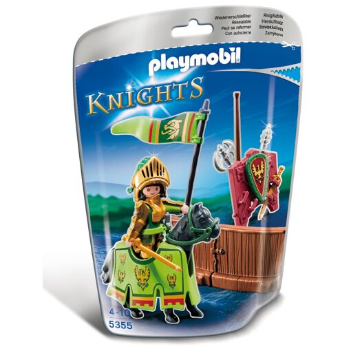 Playmobil Knights 5355 - Piste De Joute Du Chevalier Aigle D'or