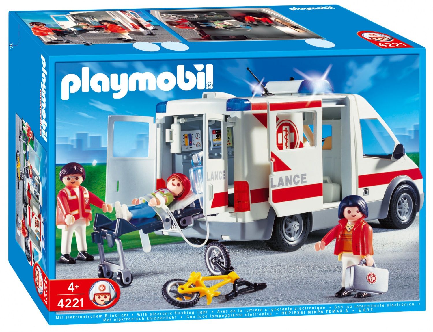 Playmobil 4221 - Ambulanciers / Bless / Vhicule