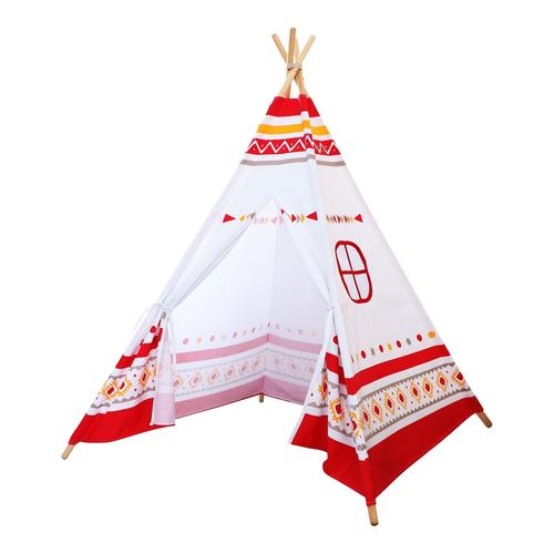 Sunny Tente Tipi Fsc Lumineuse, Rouge Et Blanc