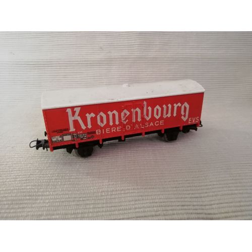 Wagon Marchandise N° 53 Biere Kronenbourg Ho 1/87   ( Made In France )-Jouef