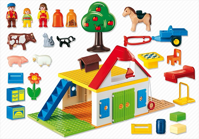 Playmobil 6750 - Coffret Grande Ferme 1.2.3 - 3