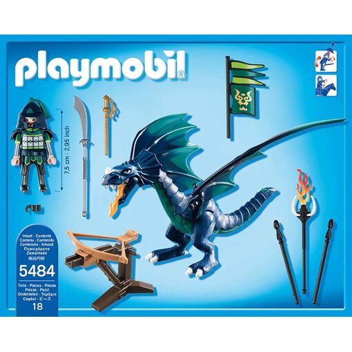 Playmobil 5484 - Dragons Dragon Avec Guerrier - 2