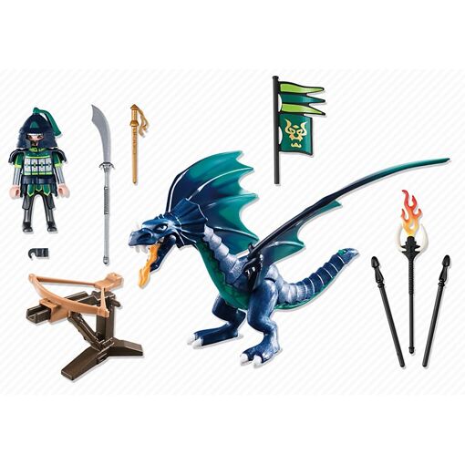 Playmobil 5484 - Dragons Dragon Avec Guerrier - 4