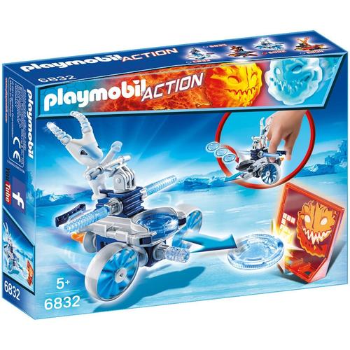 Playmobil 6832 Action - Robot De Glace Avec Lance Disques