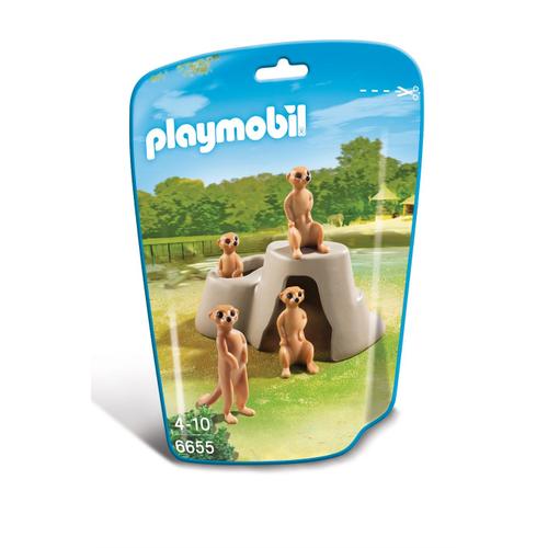 Playmobil 6655 - Suricates Avec Rocher