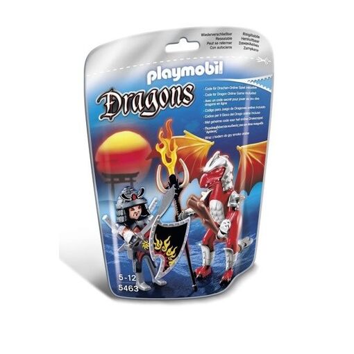 Playmobil 5463 - Dragon De Feu Avec Samoura�