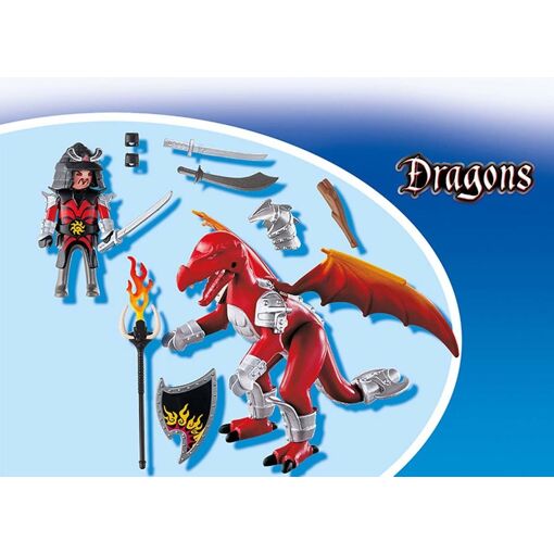 Playmobil 5463 - Dragon De Feu Avec Samoura� - 3