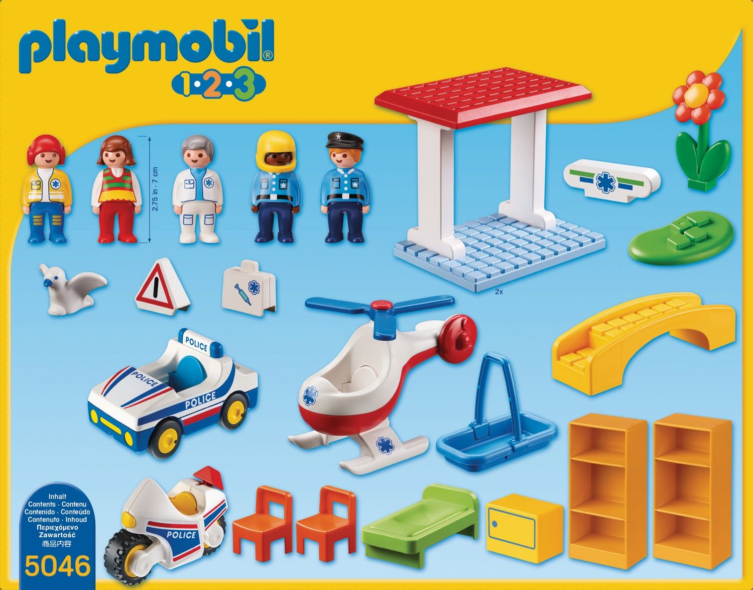 Playmobil 5046 - Coffret H�pital Avec Secouristes Et Policiers - 4