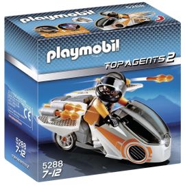 Playmobil 5288 - Moto Et Agent Secret