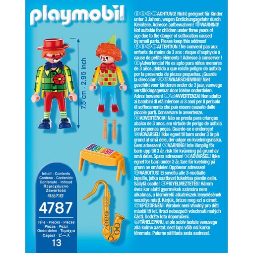 4787 - Playmobil Special Plus - Clowns Musiciens - 2