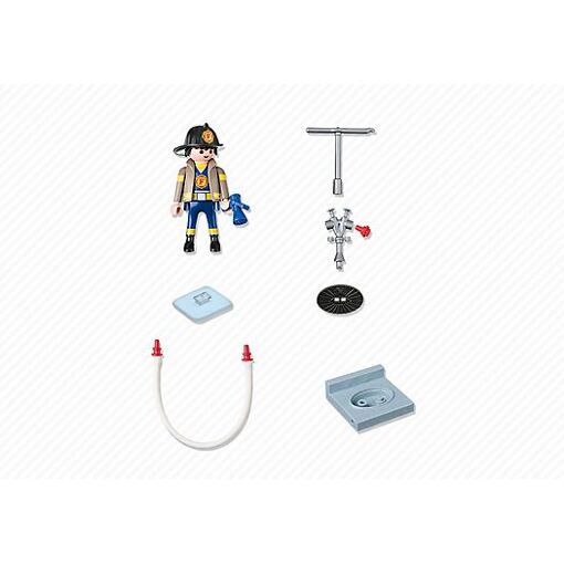 Playmobil 4795 - Pompier Avec Bouche D'incendie - 3