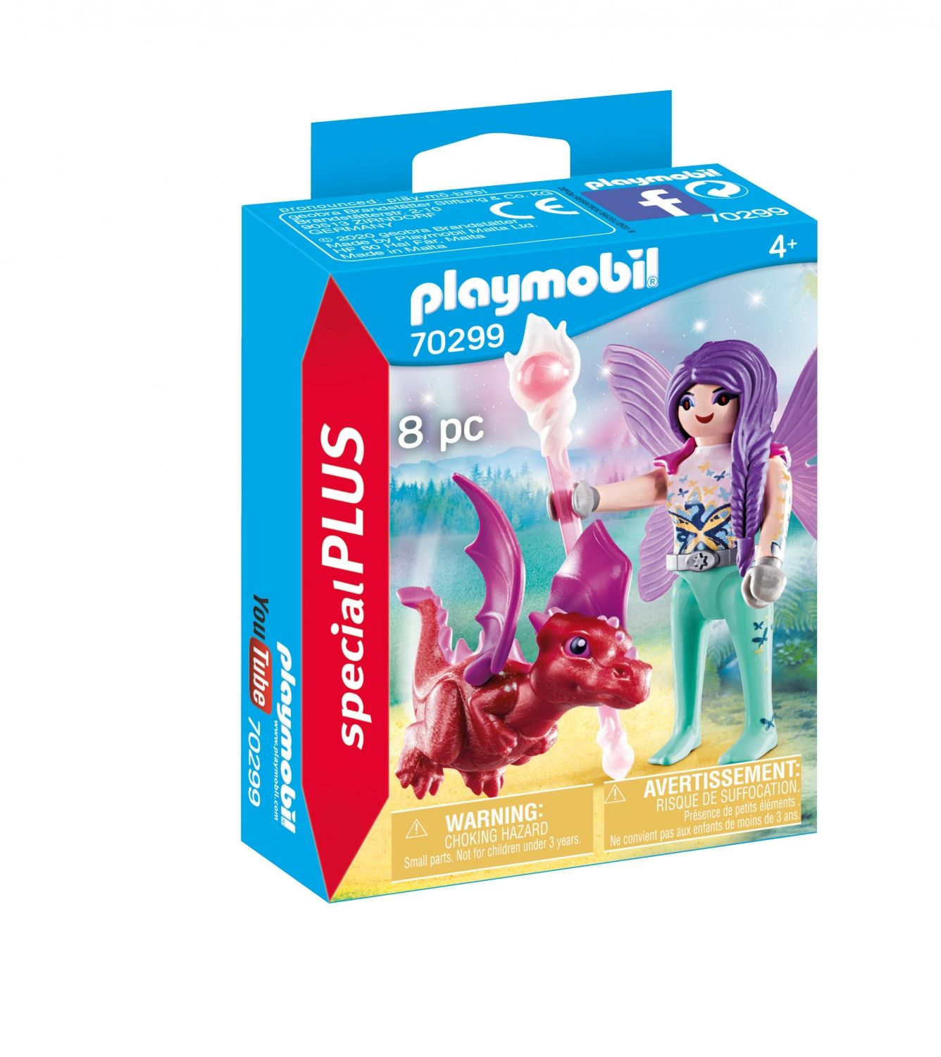 Playmobil 70299 - Fée Avec Bébé Dragon